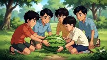गर्मी में तरबूज ढूँढने निकले 4 दोस्तों को मिला सबसे बड़ा सरप्राइज़! 🍉😱 | Giant Watermelon Adventure