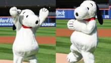 Snoopy’s wild first pitch goes viral during Mets-Astros game at Citi Field