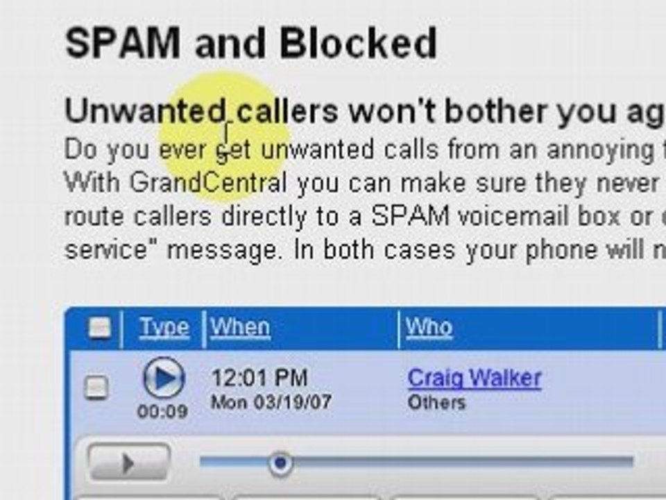 Manage Your Calls Using Grandcentral.com