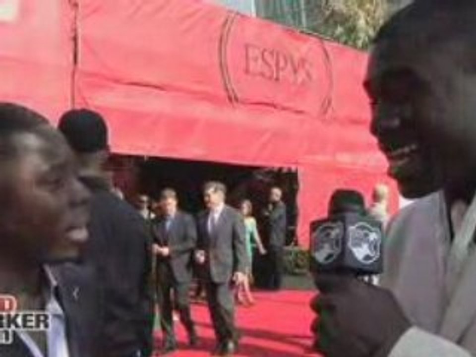 At the ESPYS with Freddy Adu and Ovie Mughelli