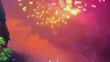 Espectáculo pirotécnico como broche a San Julián