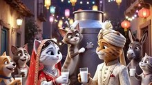 The Funniest Cat Wedding Ever! 😂🐾 |