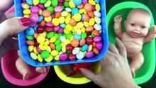 4_Minutes_Satisfying_Video_Mixing_Funny_Candy_ASMR___Make_Up_in_3_Bathtubs_with_Magic_M_M_s_Slime