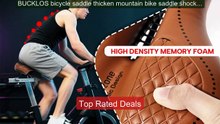 BUCKLOS bicycle saddle thicken mountain bike saddle shock absorpti... -- Best Deal 2026 | Shop Now!