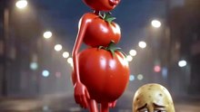 Tomato say to potato