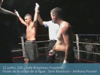Finale de la coupe de la ligue de boxe