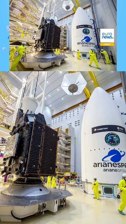 In kourou: mtg-i2, der satellit, der europas himmel vor naturkatastrophen schützen soll