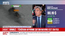 Guerre au Moyen-Orient: Téhéran affirme qu'un navire a pris feu dans le détroit d'Ormuz après avoir heurté des mines
