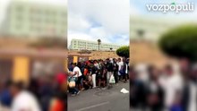 TENSIÓN en las puertas del CENTRO de ACOGIDA en CEUTA