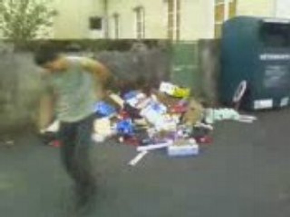 saut dans les cartons