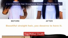 2 In1 Hot Comb Hair Straightener Electric Heating Comb Fast... -- Top Pick 2026 | Unbeatable Price!