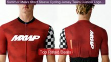 Summer Men's Short Sleeve Cycling Jersey Team Custom Logo Bre... -- Amazing Value 2026 | Must Have!