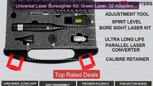 Universal Laser Boresighter Kit: Green Laser, 32 Adapters, ... -- Top Pick 2026 | Unbeatable Price!