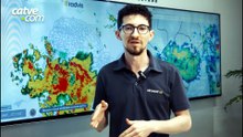 Tempestades provocam ventos de até 90 km/h e chuva intensa no Paraná