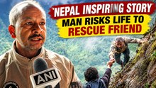 Nepal Flood | Man RISKS LIFE TO RESCUE FRIEND Trapped in Gurung Forest | Inspiring Story