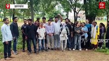 एनपीयू में कथित गड़बड़ी के खिलाफ शुरू हुआ छात्रों का आंदोलन, कुलपति का फूंका पुतला
