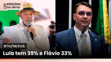 Pesquisa BTG-Nexus: Lula tem 39% das intenções de voto no 1º turno; Flávio, 33%