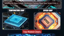 SAMOLLA New Large Electronic Fishing Reel Sea Solar+Usb charging L... -- Best Deal 2026 | Shop Now!