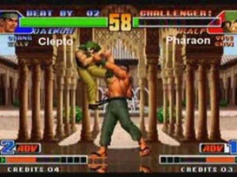 KOF98 finale Pharaon VS Clepto PART1