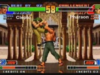 KOF98 finale Pharaon VS Clepto PART1