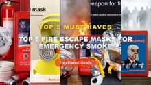 Don't Buy Top 5 Fire Escape Masks For Emergency Smoke Before Watching This! - 1pcs/2pcs/3pcs Filtered Self rescue Respir...