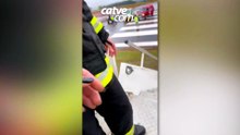 Vídeos mostram passageiros deixando avião após saída de pista em Cascavel