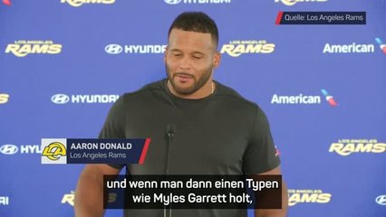 Rams-Rückkehrer Donald schwärmt von Garrett