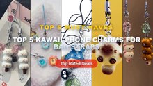 Best Top 5 Kawaii Phone Charms For Bag Straps on AliExpress | Review - Cute Bear Phone Charms Pendant Kawaii Anime Keych...