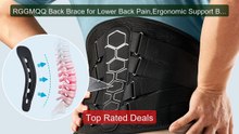 RGGMQQ Back Brace for Lower Back Pain,Ergonomic Support Brace... -- Amazing Value 2026 | Must Have!
