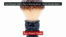 Yaqi Shayish 24MM Men's Shaving Brush  Resin Handle Nylon Clea... -- Best Buy 2026 | Great Quality!