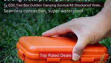 EDC Tool Box Outdoor Camping Survival Kit Shockproof Waterpro... -- Amazing Value 2026 | Must Have!