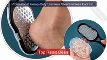 Professional Heavy-Duty Stainless Steel Painless Foot File & R... -- Hot Deal 2026 | Limited Offer!
