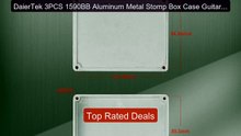 DaierTek 3PCS 1590BB Aluminum Metal Stomp Box Case Guitar Peda... -- Hot Deal 2026 | Limited Offer!