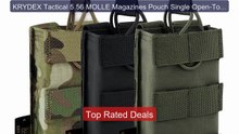 KRYDEX Tactical 5.56 MOLLE Magazines Pouch Single Open-Top Mag Pouc... -- Top Rated 2026 | Buy Now!
