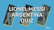 Take the Lionel Messi Argentina quiz!