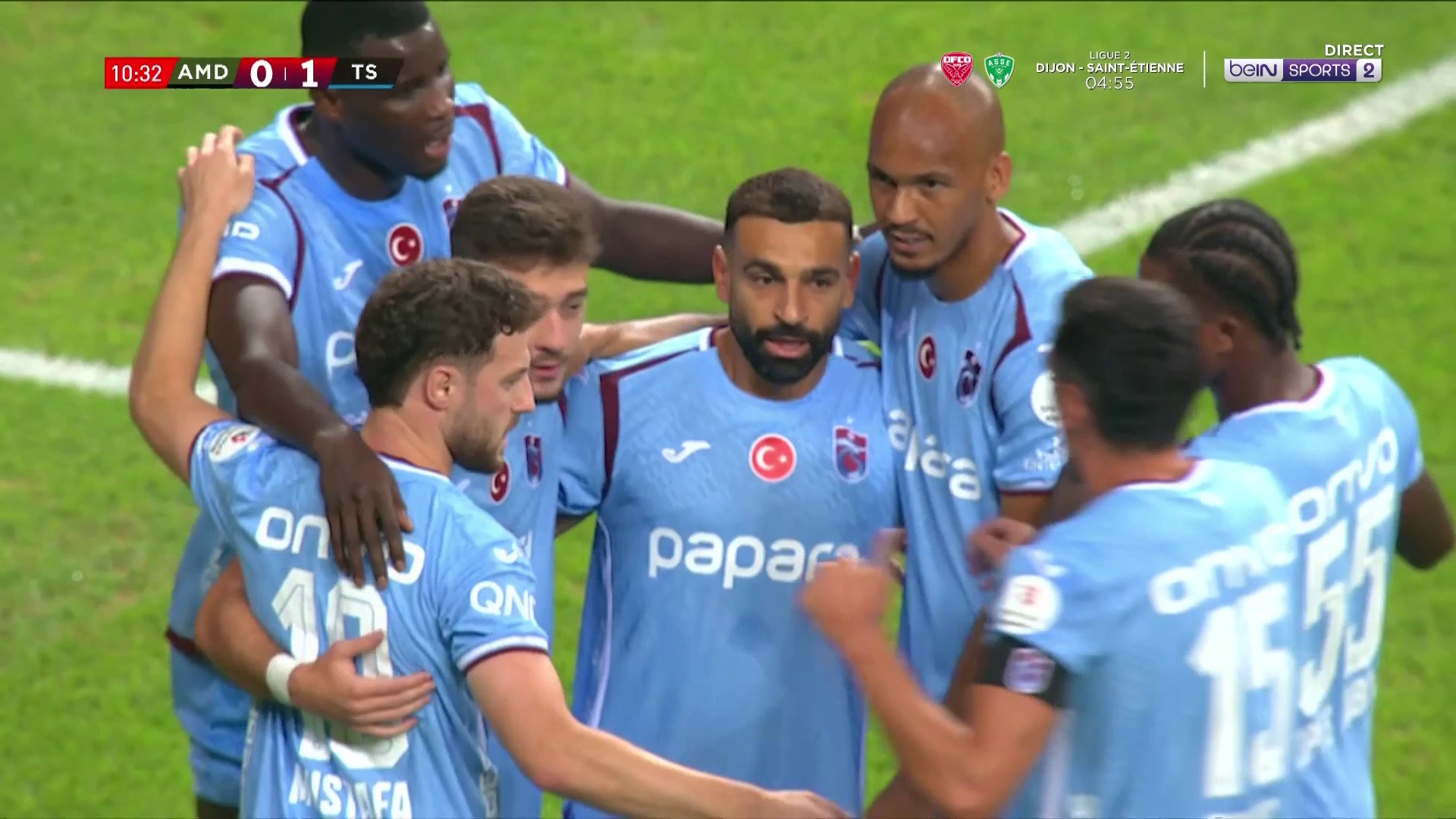 Süper Lig : Mohamed Salah enchaîne avec un nouveau but et lance Trabzonspor face à Amed