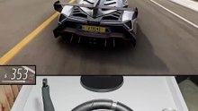 Lamborghini Veneno vs Mercedes AMG GT3 🔥 ｜ Forza Horizon 5 #Shorts
