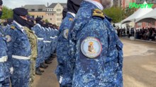 La cloche de la frégate Léopold Ier a sonné la fin du dernier quart du capitaine Jan Gacas