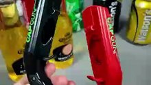Cap Gun Bottle Opener – Spring-Loaded Cap Launcher Bar Tool