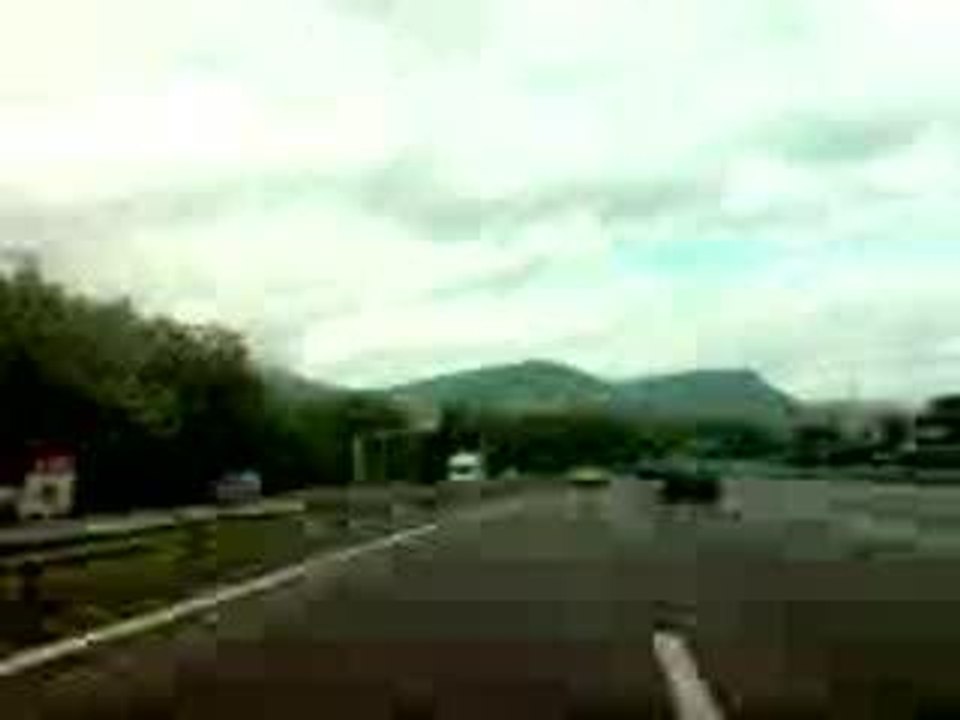Carrera GT sur l'autoroute