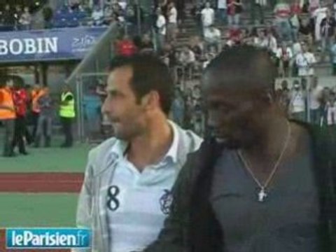 Giuly Makelele Dédicace & Match Amical 4_0 PSG 2009