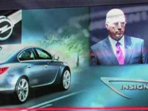 The New Opel Insignia at the 2008 BIMS