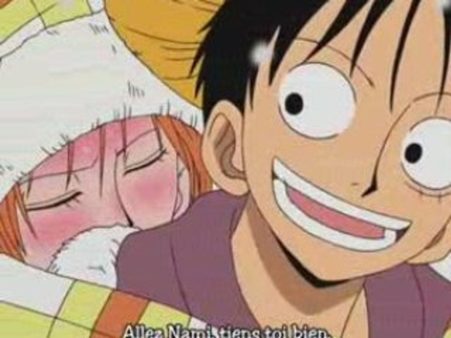 705 Nami tells Luffy that hes in the Snakes stomach - Luffy imitates Usopp  - video Dailymotion