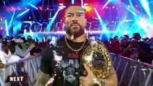 Roman Reigns vs LA Knight segment WWE Raw