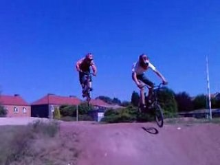 Moi et Cédric sur la grosse double