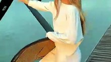 Satisfying White Pumpfoil ASMR Ride…🧜🏼‍♀️👀 #surfgirl #ootd #unreal #pumpfoiling #fo