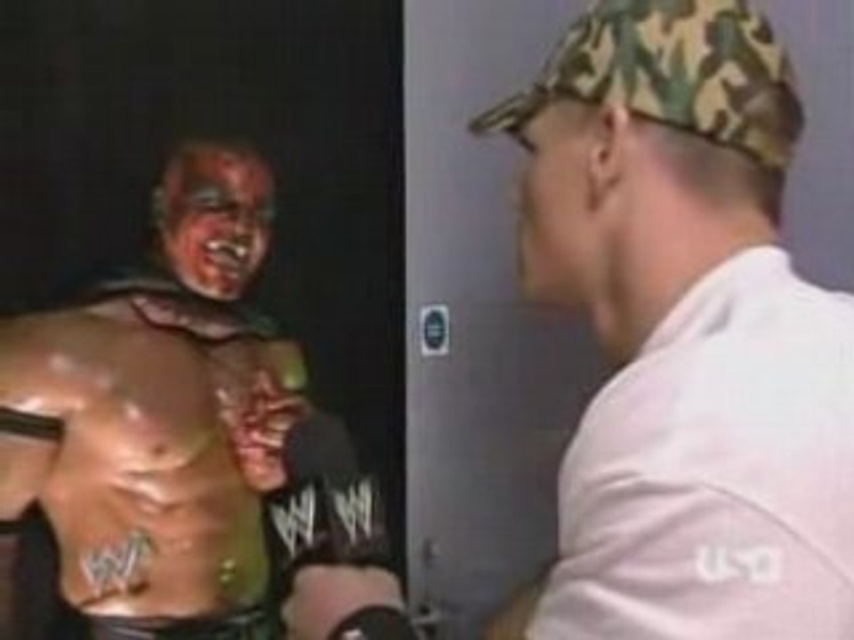 boogeyman fait peur a cena (wwe)  boogeyman scares cena