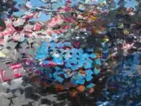 Tour de France 2008 video de l'arrivé + photo des caravanes