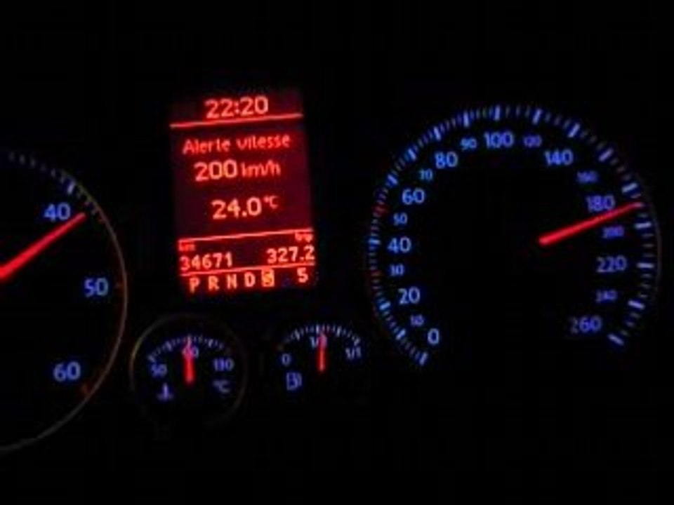 Golf GT TDI 170cv DSG 0-200 après reprog MRC