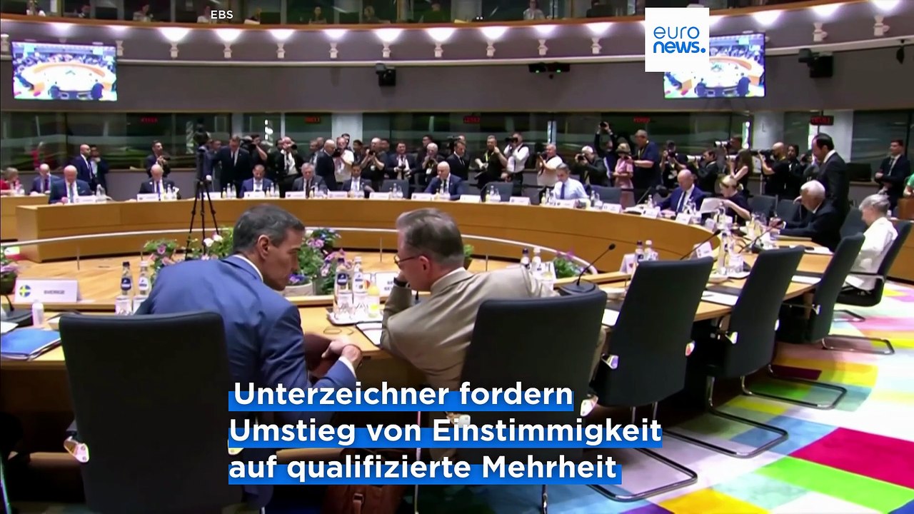 11 Staaten und Deutschland fordern Ende von Veto-Blockaden in der EU-Außenpolitik
